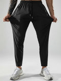 High Stretch Premium Italian Spandex Black Trouser