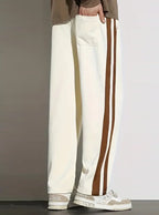 Men's Trendy Contrast Color Stripe Trousers