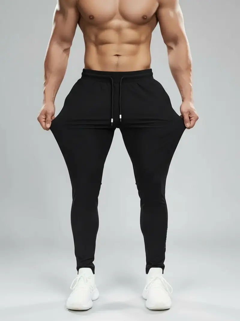 High Stretch Italian Spandex Black / Gray Trouser