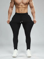 High Stretch Italian Spandex Black / Gray Trouser