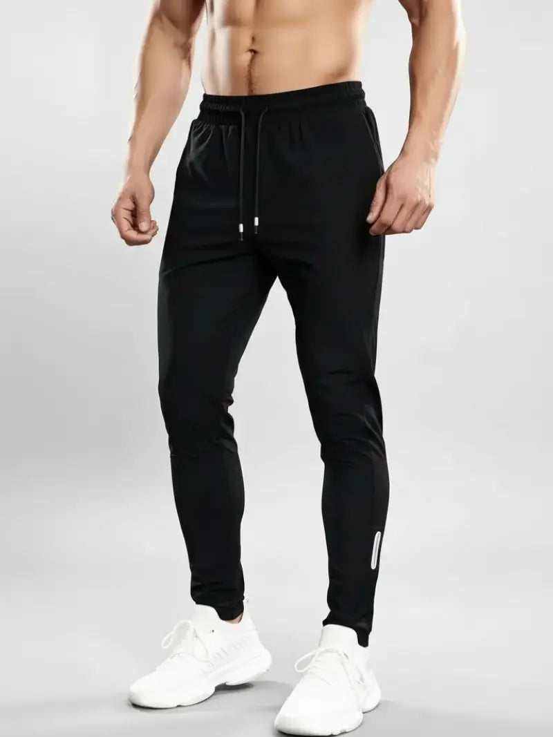 High Stretch Italian Spandex Black / Gray Trouser