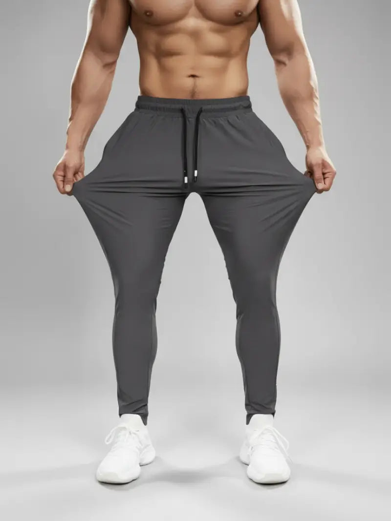 High Stretch Italian Spandex Black / Gray Trouser