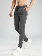 High Stretch Italian Spandex Black / Gray Trouser
