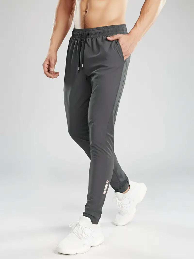 High Stretch Italian Spandex Black / Gray Trouser