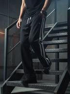 Men's Trendy Contrast Color Stripe Trousers
